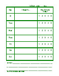 behavior chart